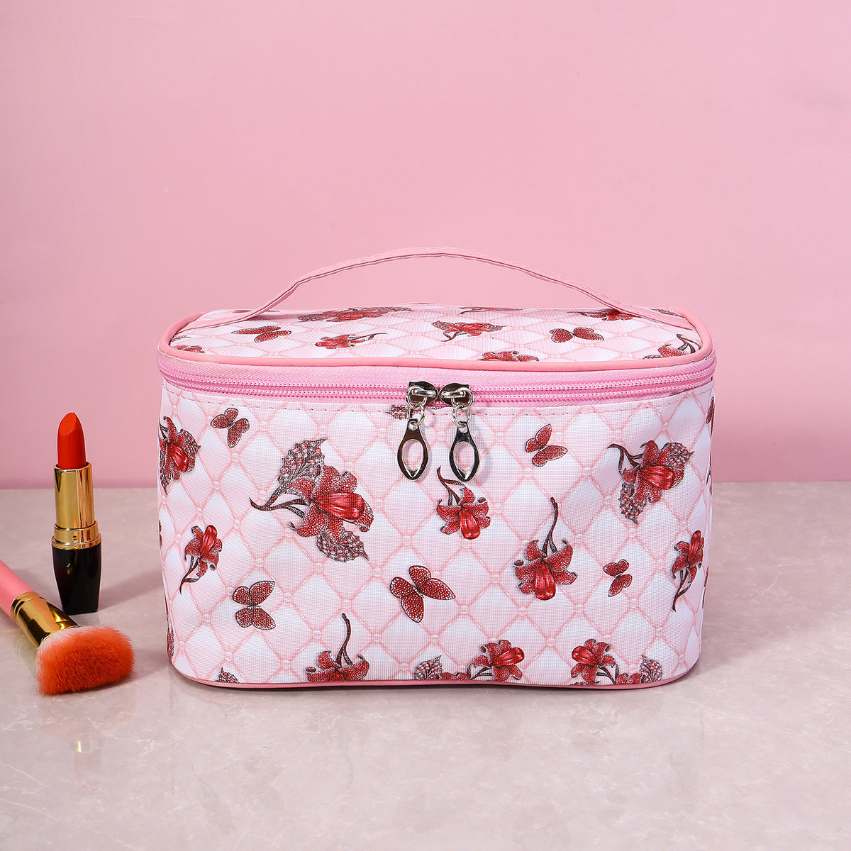 Portable Printing Refreshing Stylish Toiletry Bag