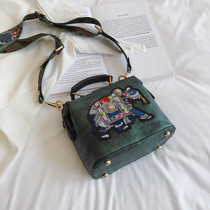 Korean Style Versatile Wide-strap Crossbody Bag