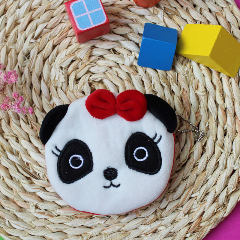 Cartoon Coin Wallet Creative Children Portable Circle