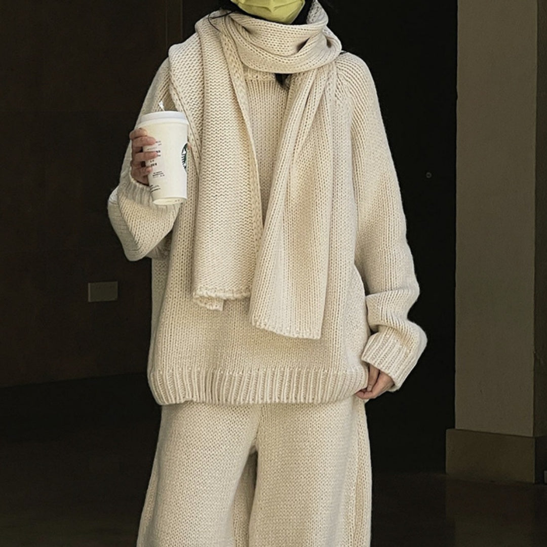 Winter New Thick Wool Line Pullover Sweater