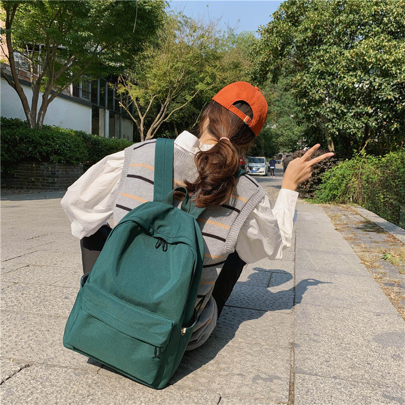 Outdoor Large Capacity Solid Colour Travel Bag