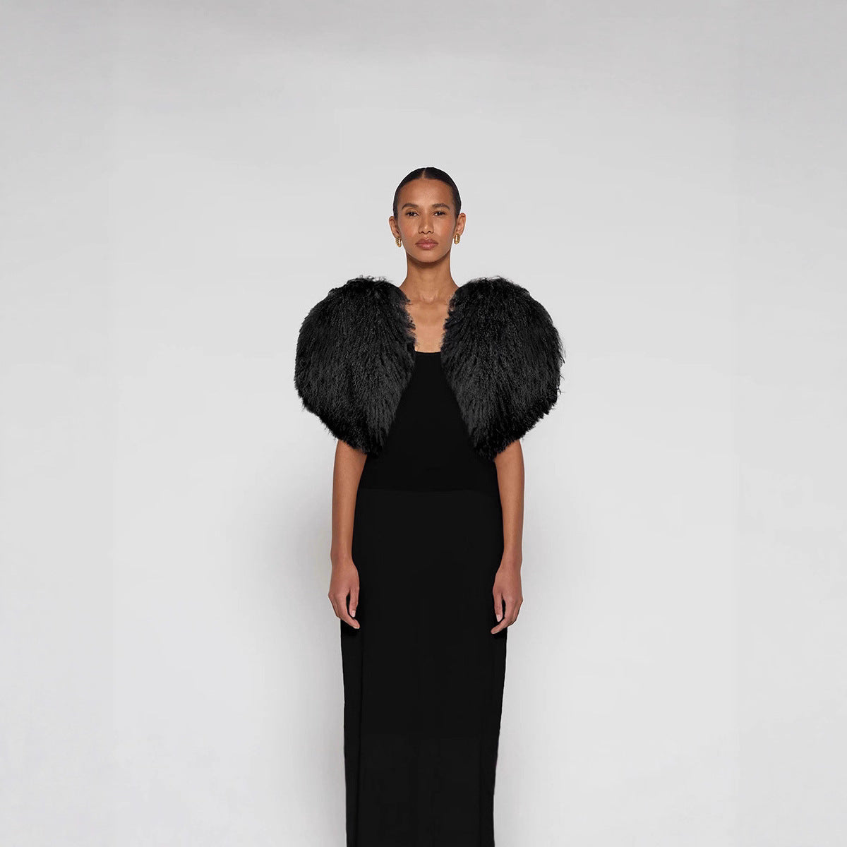 Autumn And Winter Fur Coat Female Cape And Shawl Imitation Fur Artificial Wool Props