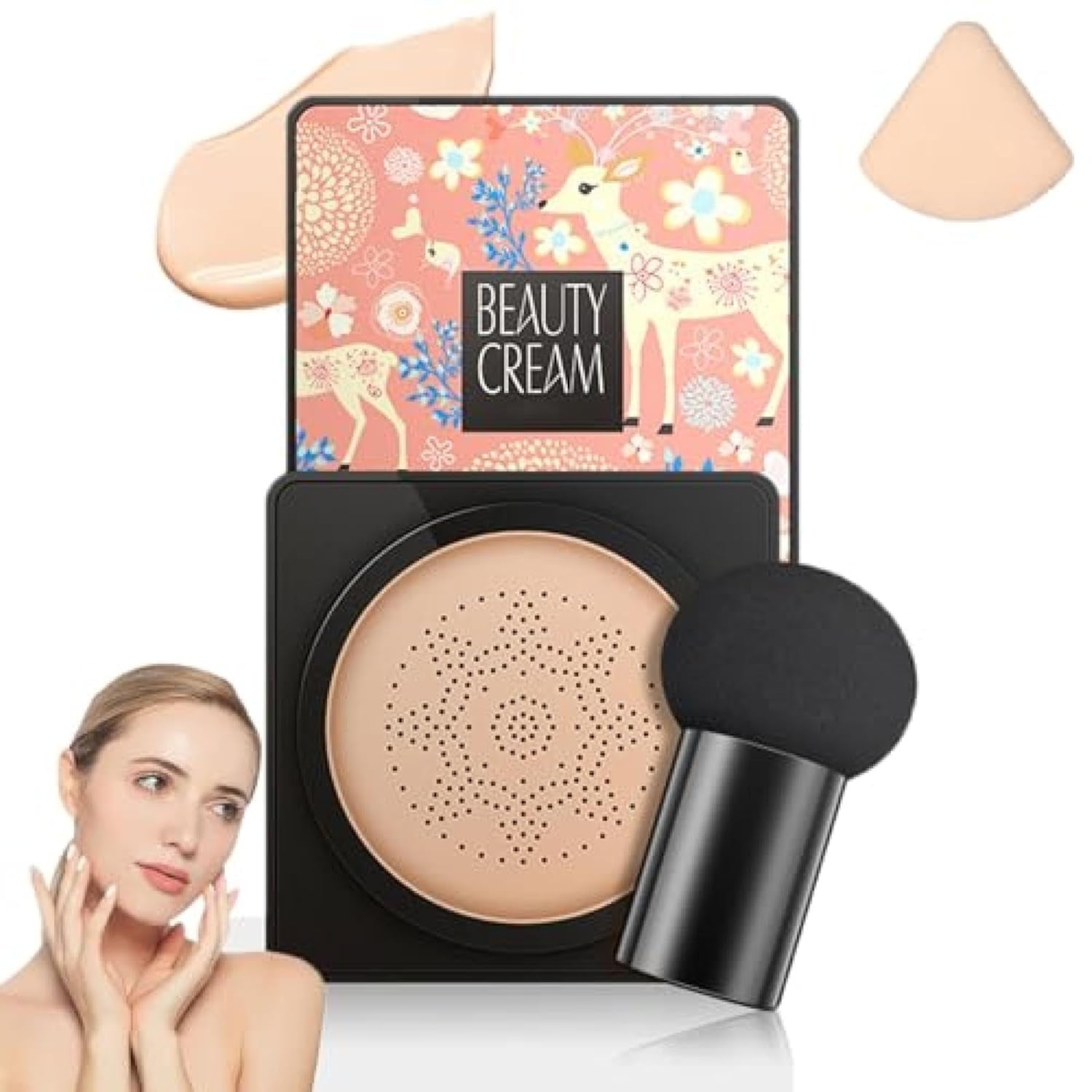 Beauty Cream, Beauty Linasi Clear Cover Beauty Cream, Air Cushion Cc Cream, Moisturizing Concealer, Makeup Long Lasting, B-Lvory