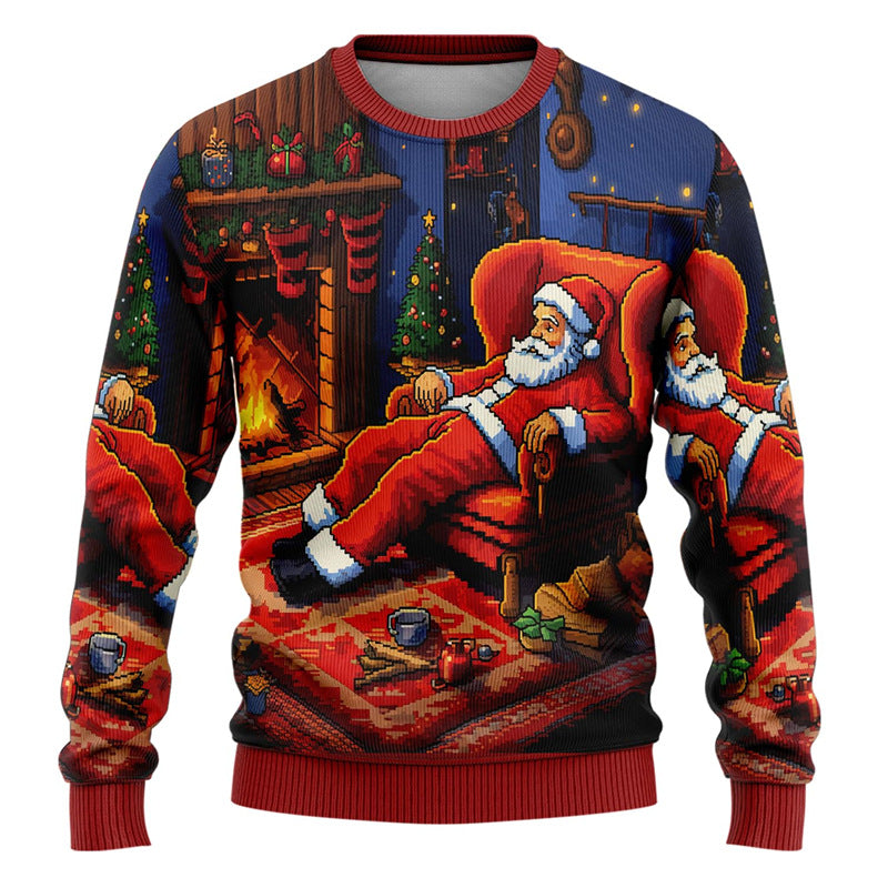 printed Ugly Christmas Sweater For Men 3D