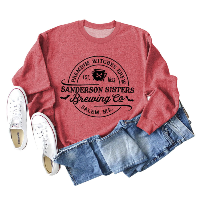Alphabet Printed Autumn And Winter Bottomed Long Sleeve