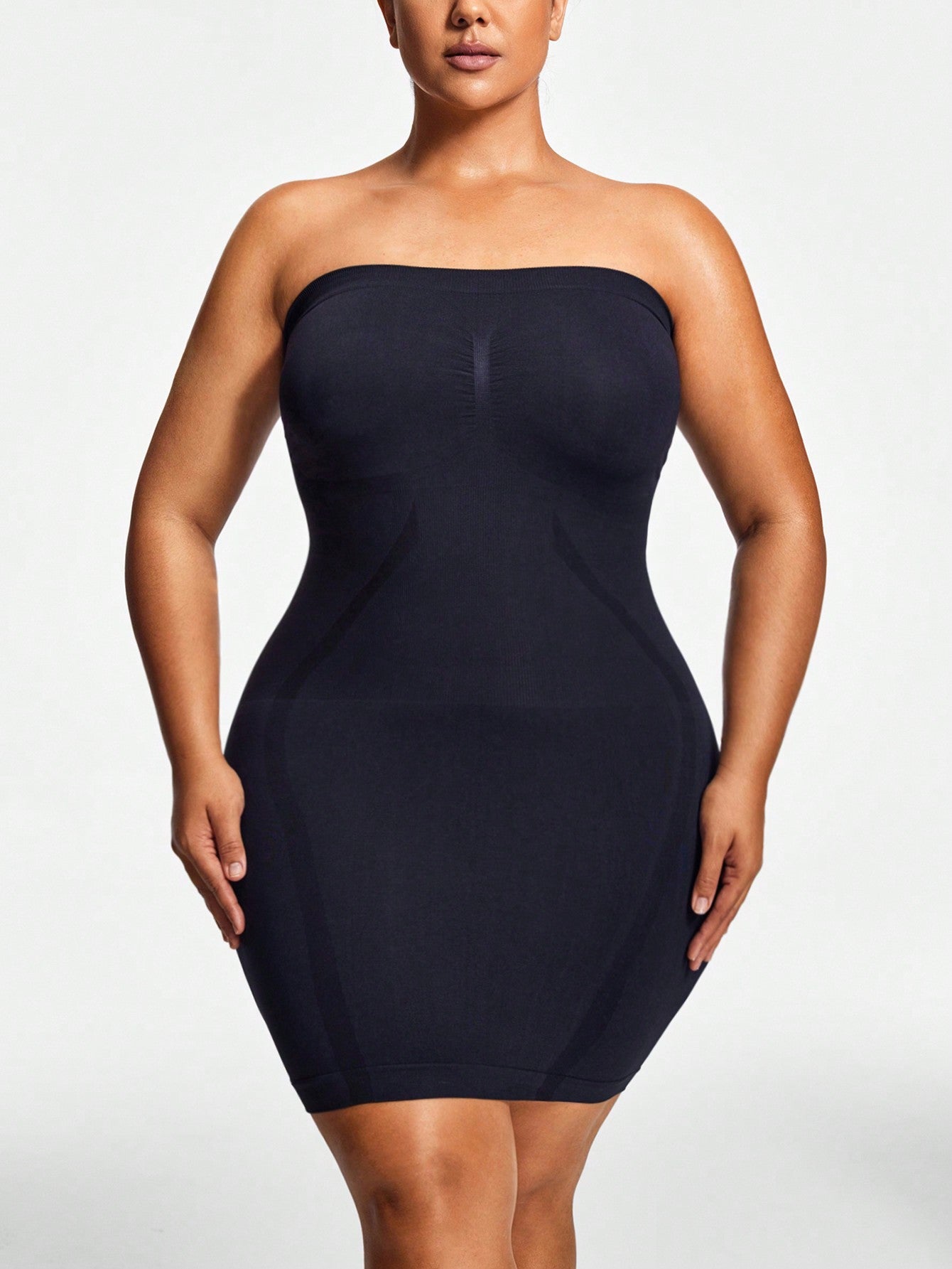 Women's Firm Control Strapless Shapewear Dress - Full Body Contour & Slimming
