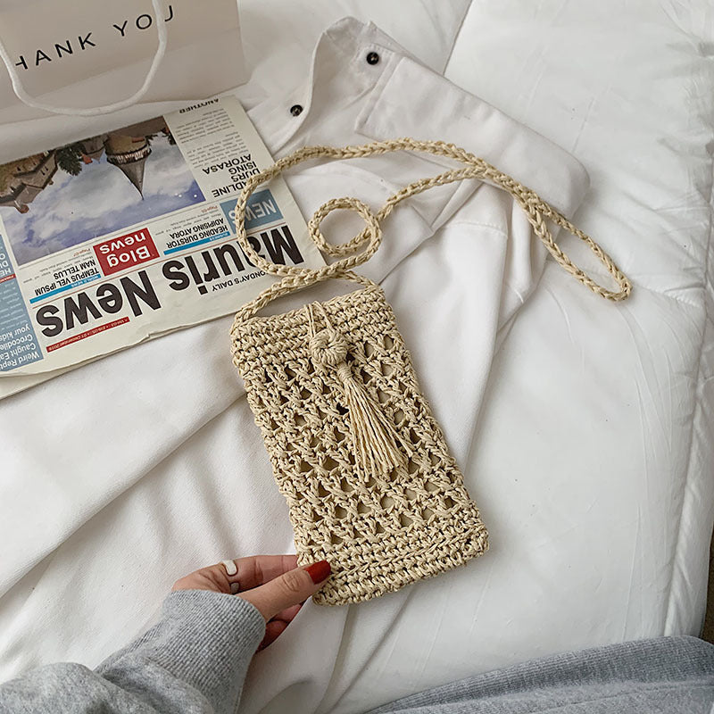 New Straw Woven All-match One-shoulder Messenger Bag