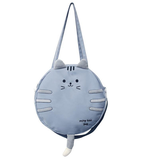 Female Casual Large Capacity One Shoulder Bag Cute Cartoon College Student Commuting