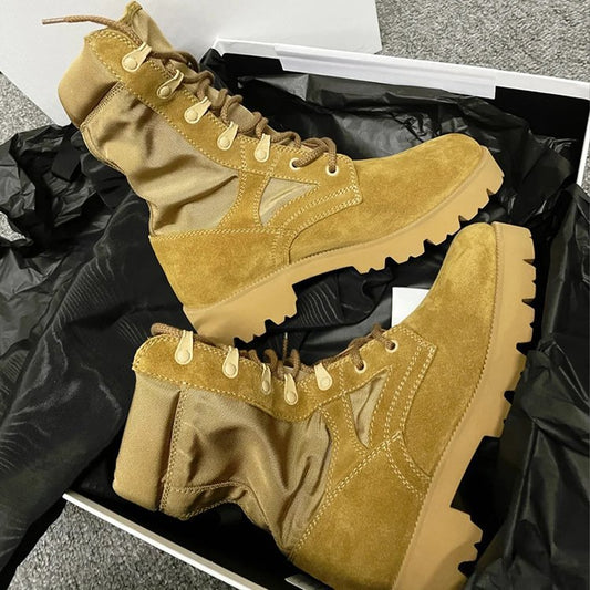 Vintage Frosted Sponge Cake Platform Women's Ankle Boots With Laces