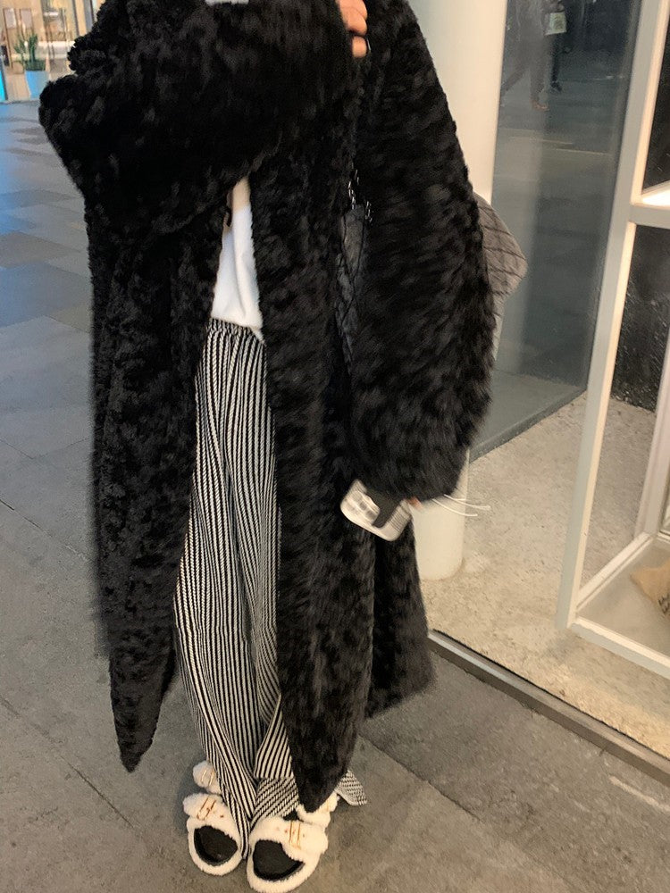 Straight-tube Draping Floor Loose Wide Leg Pants