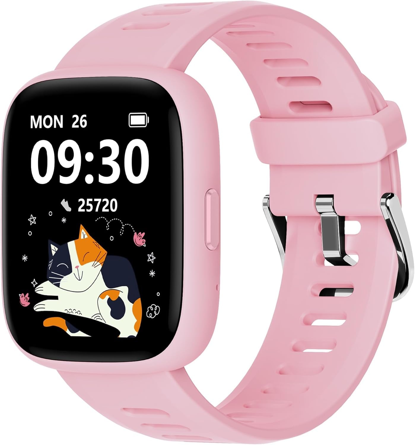 Smart Watch for Kids, 1.8" Fitness Tracker Watch Pedometer, Heart Rate, IP68 Waterproof, Sleep Monitor, Calorie Step Counter, 5 Puzzle Games With/Without APP for Girls Boys Teens 5-16