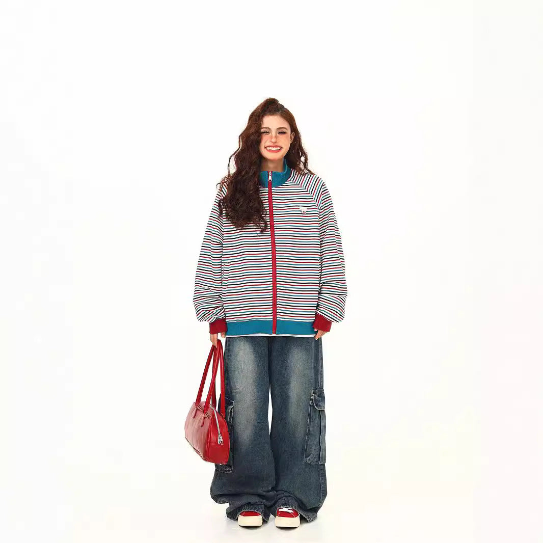Men's And Women's Loose Leisure All-matching Sports Jacket