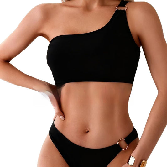 New Solid-color Two-piece Sexy Bikini