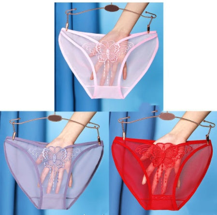 Butterfly High Elastic Breathable Transparent Briefs