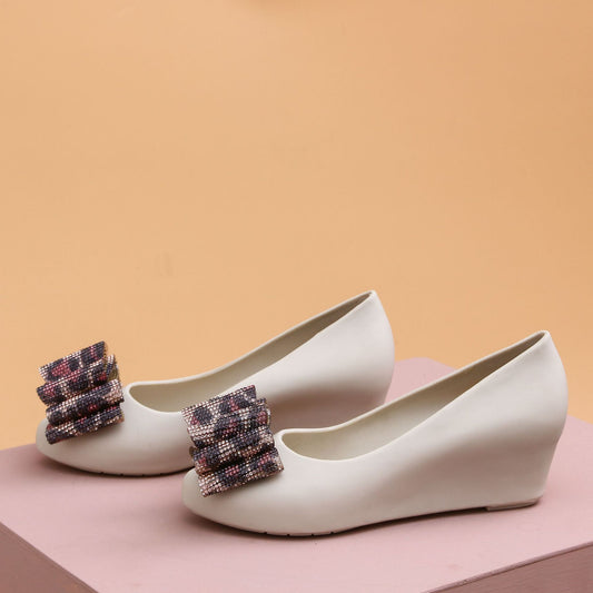 New Summer Women's Shoes Pointed Bow Sandals
