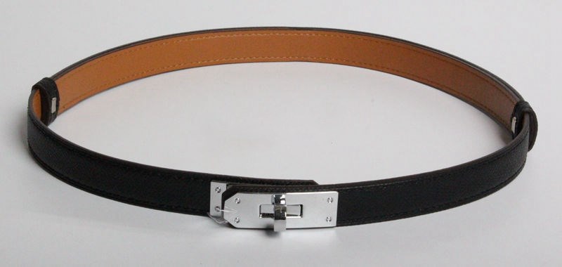 H home new kelly leather thin belt