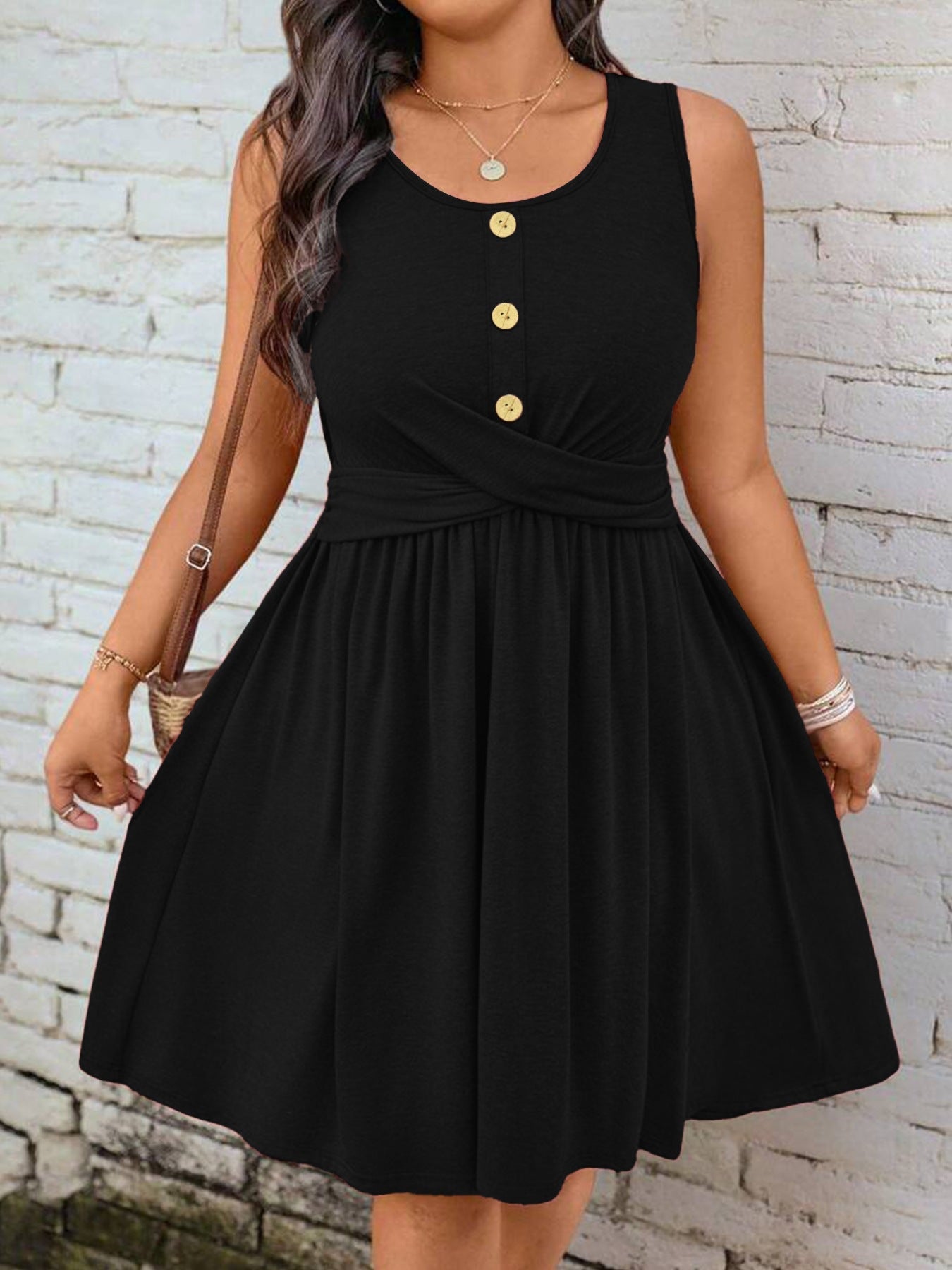 Sleek And Stylish Button-up Dress For Women