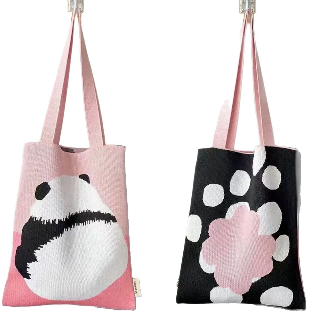 Cute Cartoon Panda Large Capacity Shoulder Bag