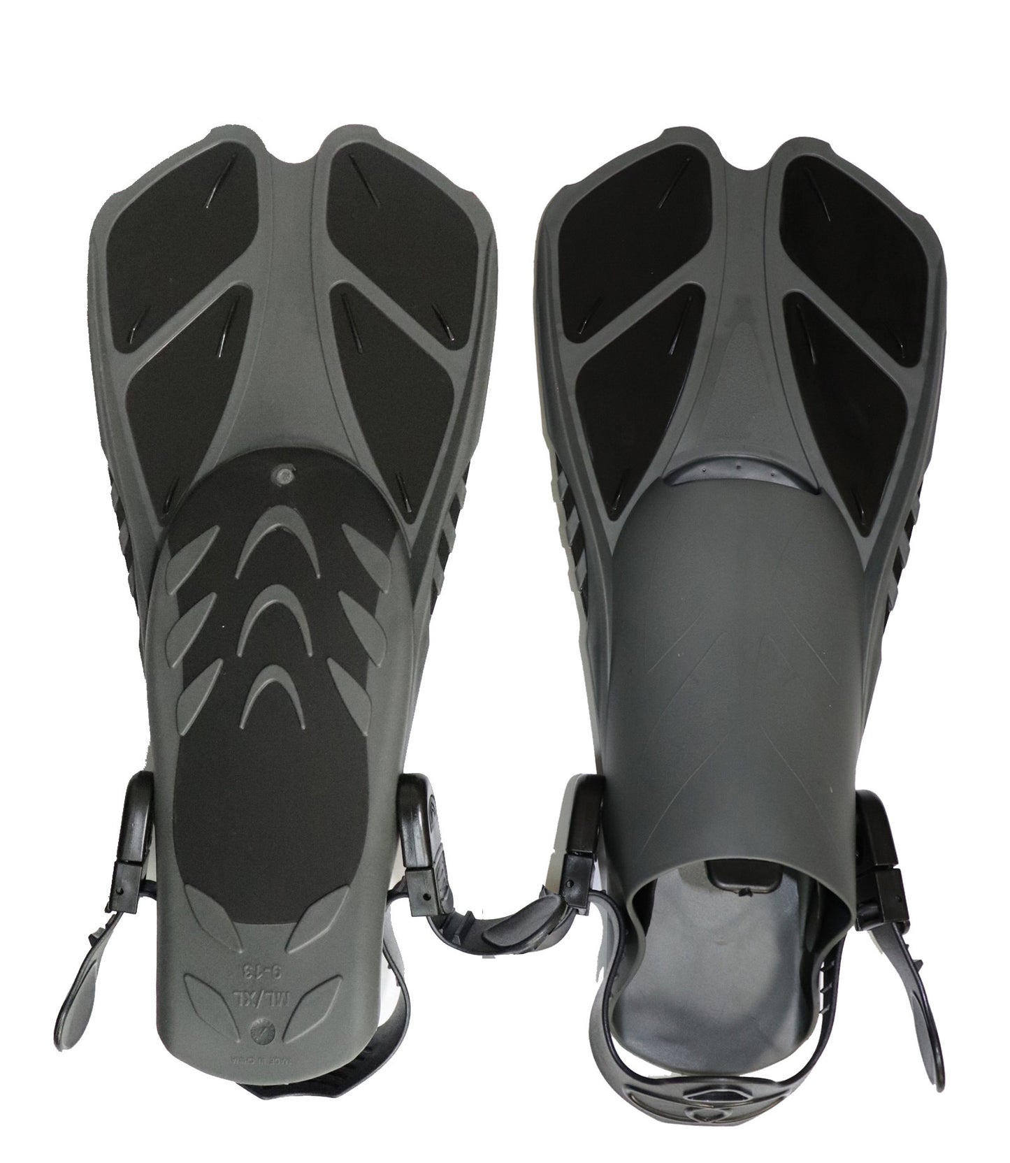 Diving training fins