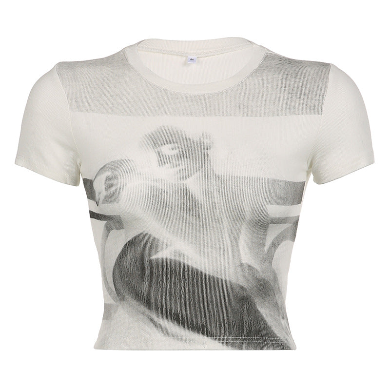 Women's Short Figure Flattering Short Sleeve Top