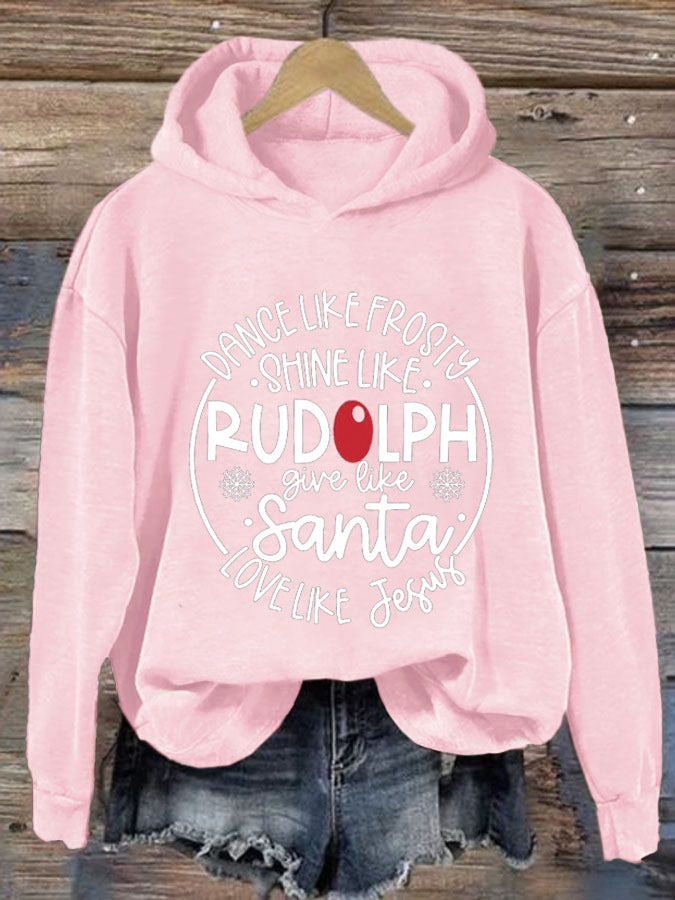 Sweater 3D Letters Printed Hoodie Women