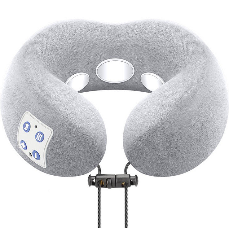 Multifunctional U-shaped massage pillow