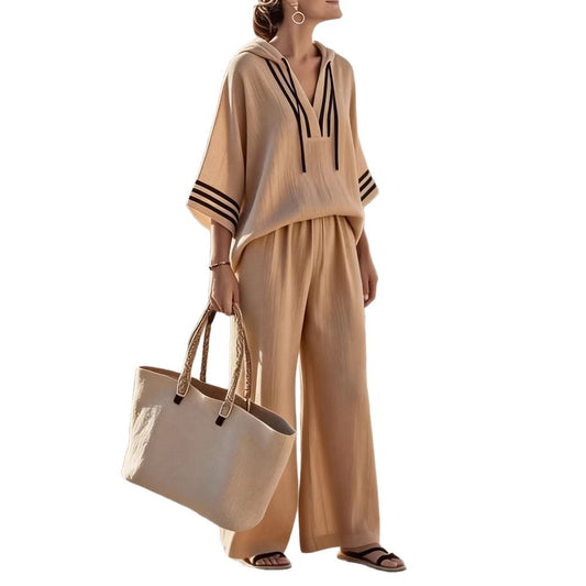 Stylish Minimalist Casual Womens Long Sleeve Set