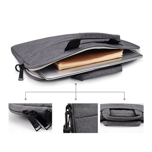 Oxford Cloth Solid Color One Shoulder Laptop Bag