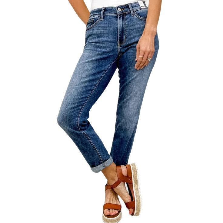 Women's Personalized Label Pencil Pants Wash