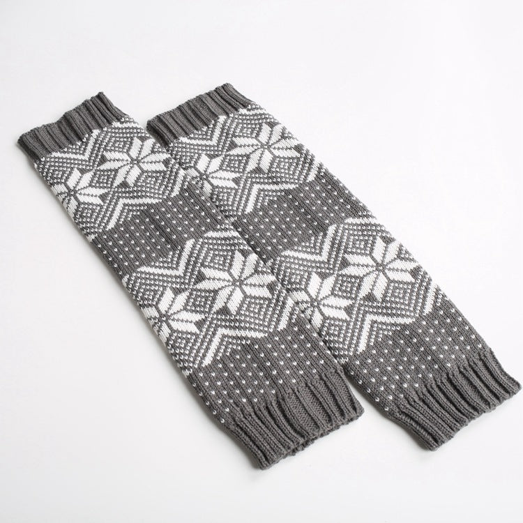 Wool knitted shoe cover