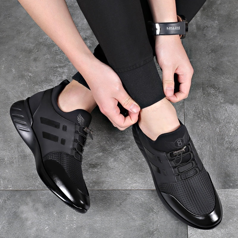 Men's Inner Height 8cm Large Casual Shoes