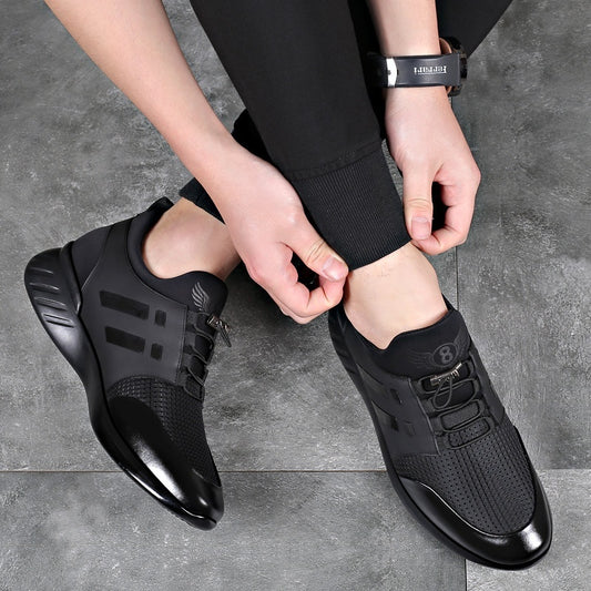 Men's Inner Height 8cm Large Casual Shoes