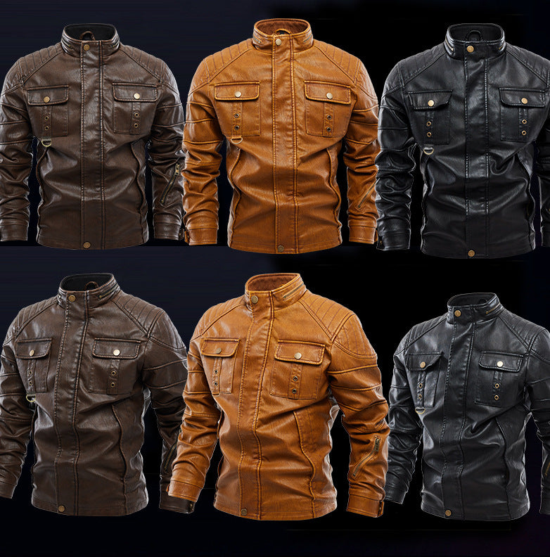 Leather Single Layer Cool And Handsome