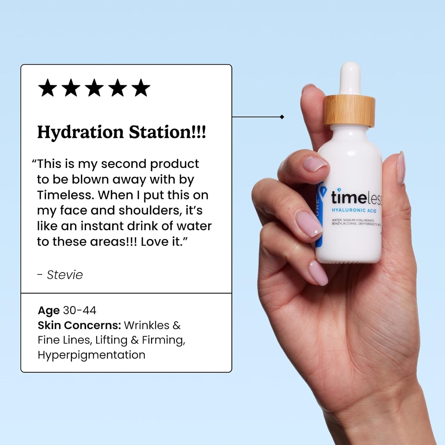 Hyaluronic Acid 100% Pure Serum - Hydrating Face Serum for Personal Care - Fragrance-Free - Hyaluronic Acid - for Skin Care - 8 Oz