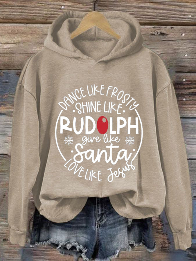 Sweater 3D Letters Printed Hoodie Women
