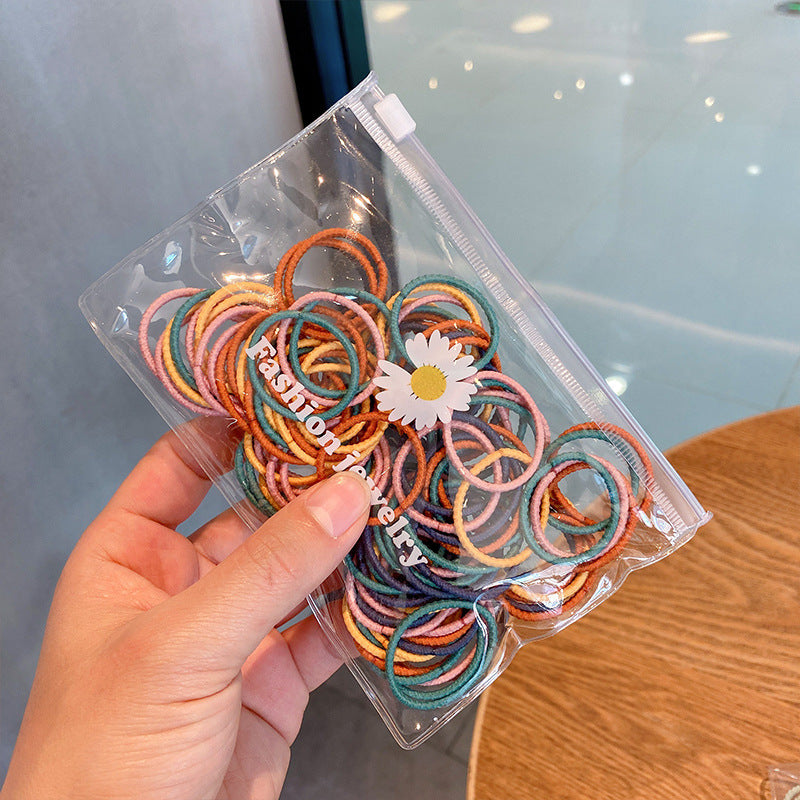 Girl Princess Color Head Hair Tie Rubber Band