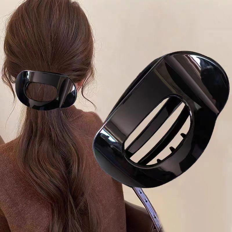 Elegant Duckbill Female Back Head Updo Large Size Shark Clip