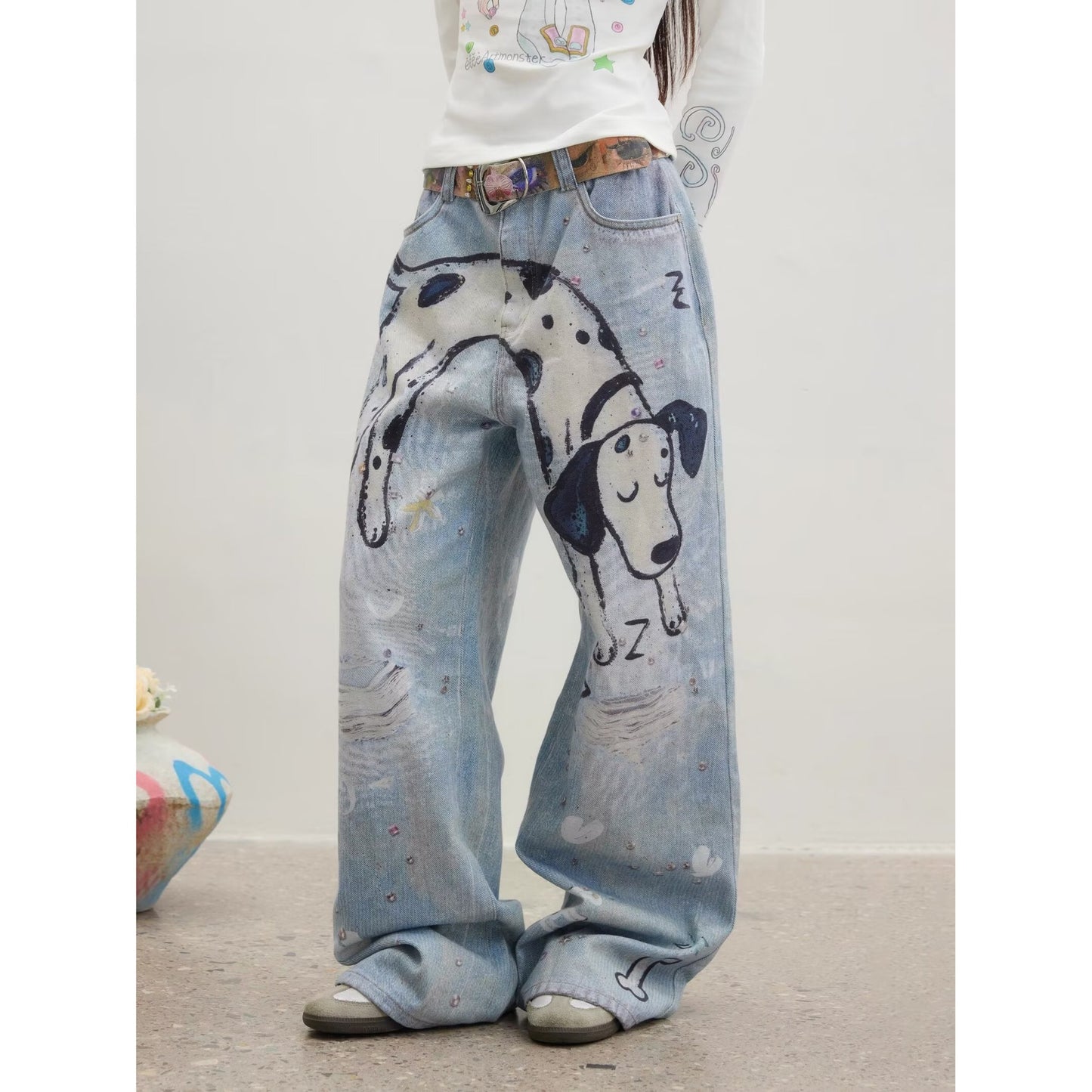 Artsy And Trendy Casual Jeans