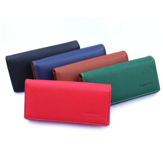 Ms. Contrast Multi-function Long Wallet Fashion Candy Color Coin Purse Women's Clutch