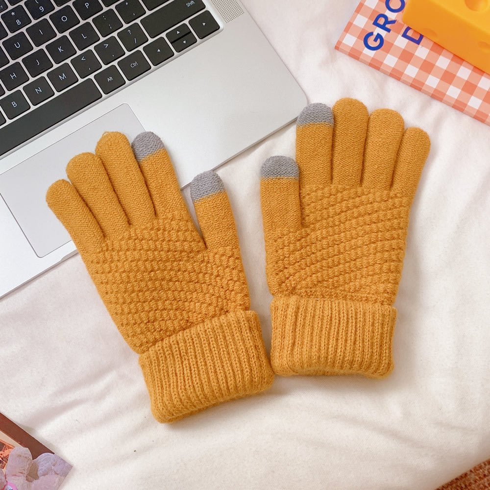 Student Japanese Girl Heart Full Finger Five-finger Gloves