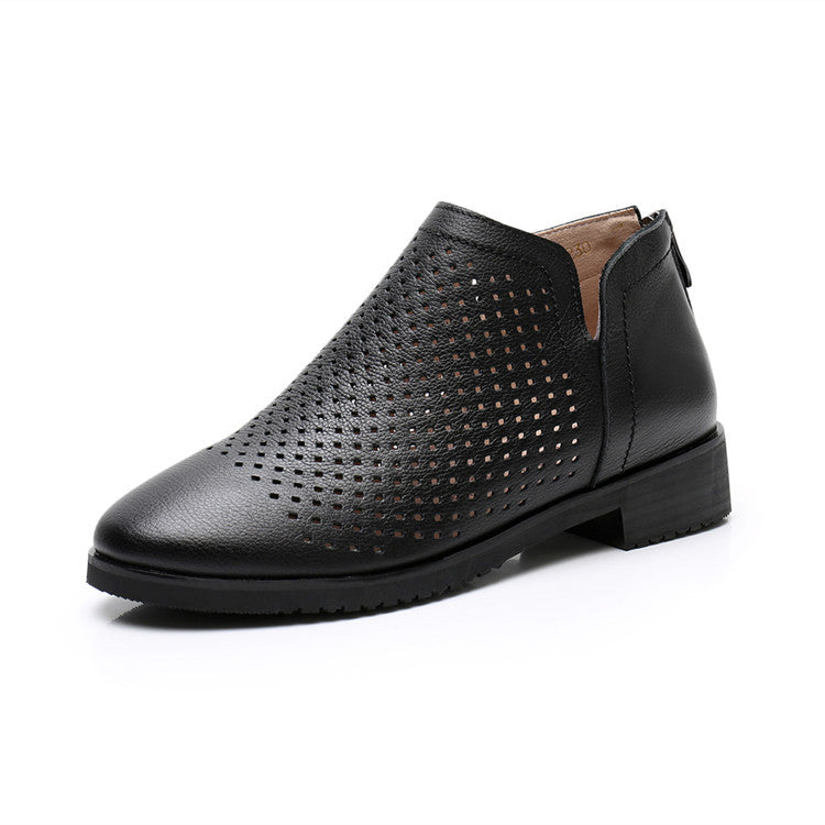 Leather Cattle Tendon Soft Sole Breathable  Boot