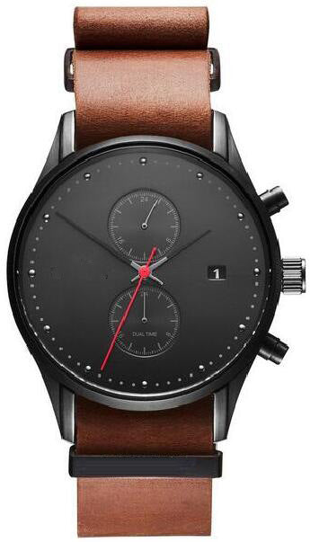 Trendy and simple men's quartz watch