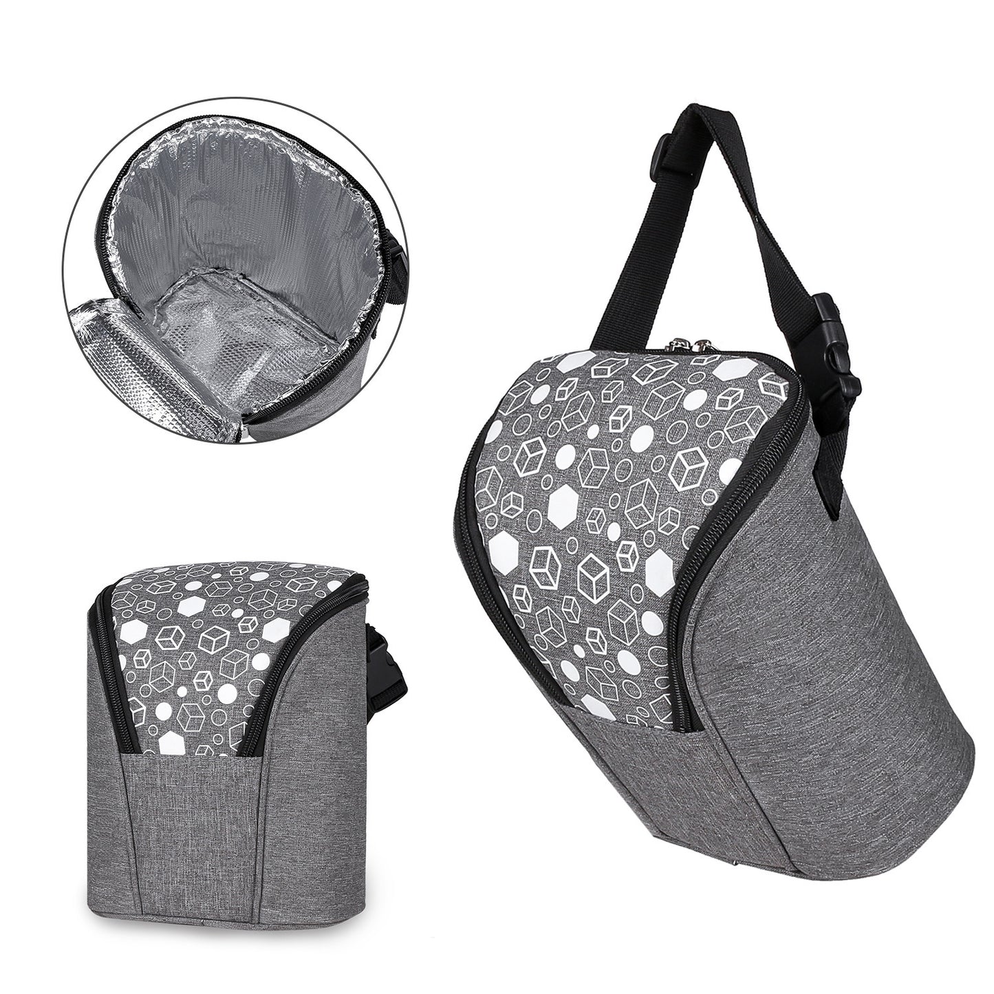 Aluminum Membrane Waterproof Fabric Milk Bottle Bag