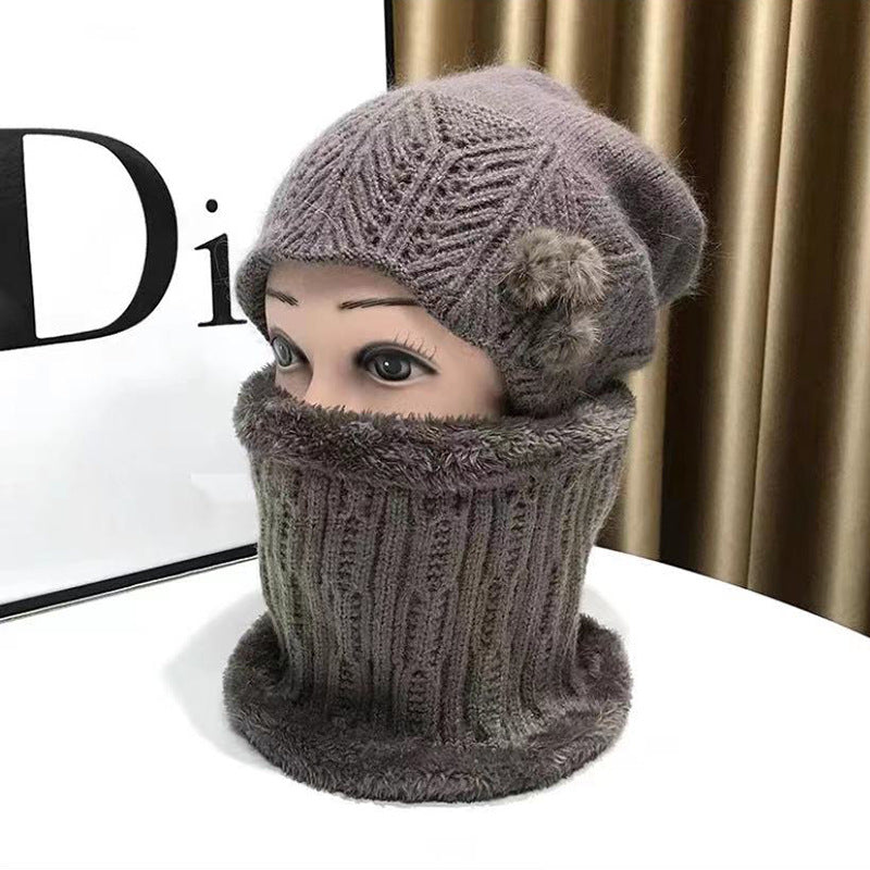 Lady's Velvet Thickened Thermal Beret