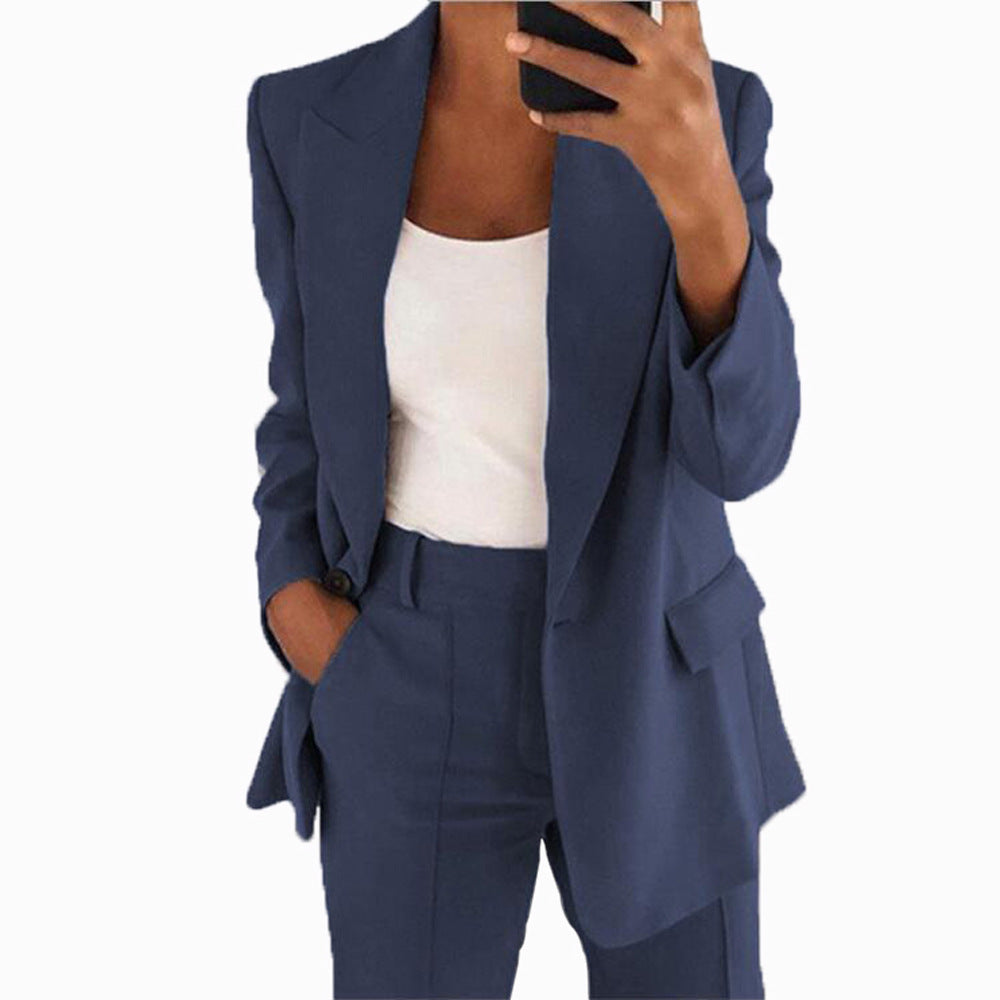 Collared Slim Fit Cardigan Elegant Outerwear