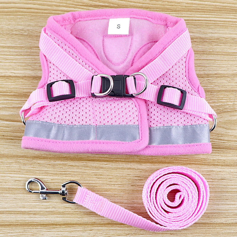 Dog vest style traction rope