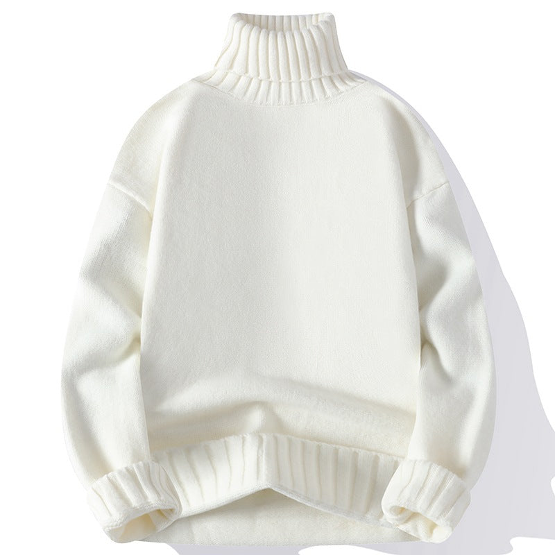 Turtleneck Sweater Men's Fashion Korean Slim Fit