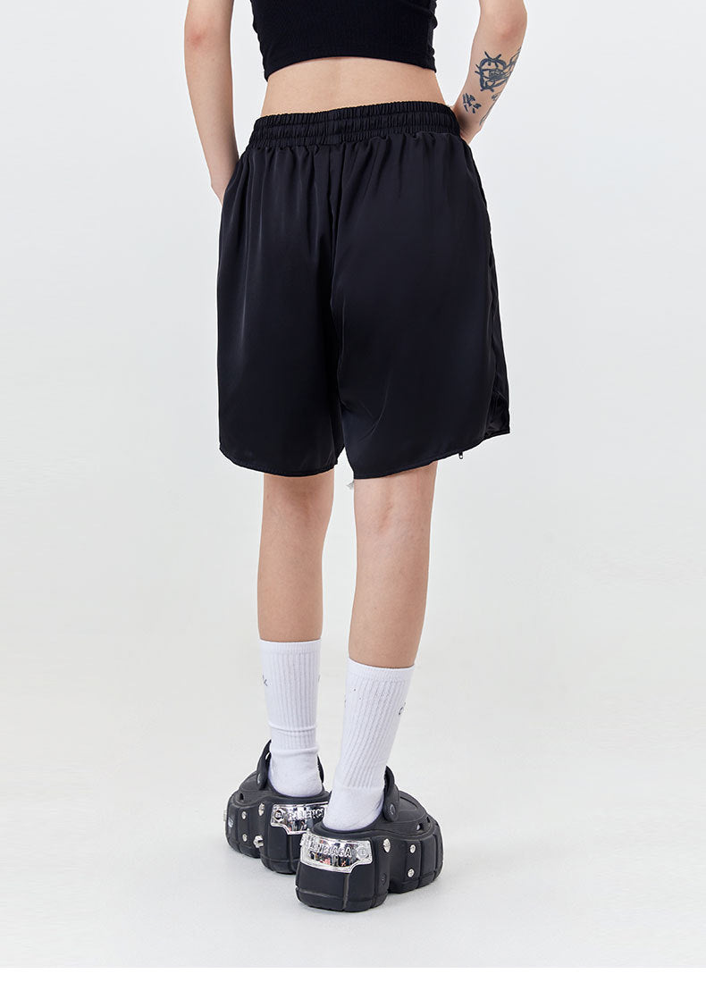 Retro Street Wuji Men's Letter Fashion Shorts