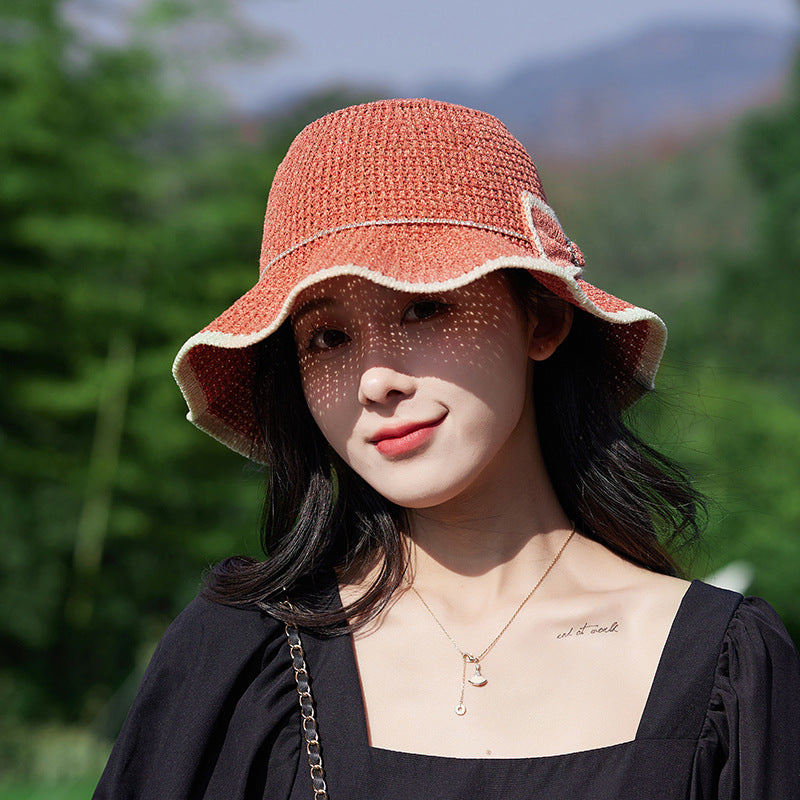 Fashion Sunscreen Sun Hat Ladies Bow