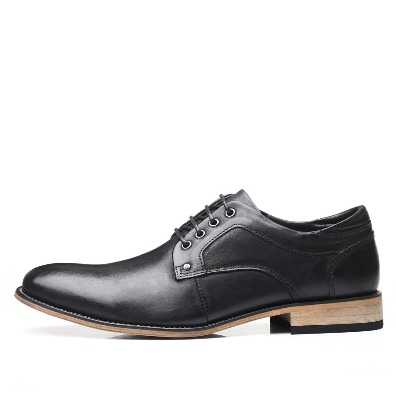 Men's first layer cowhide leather shoes